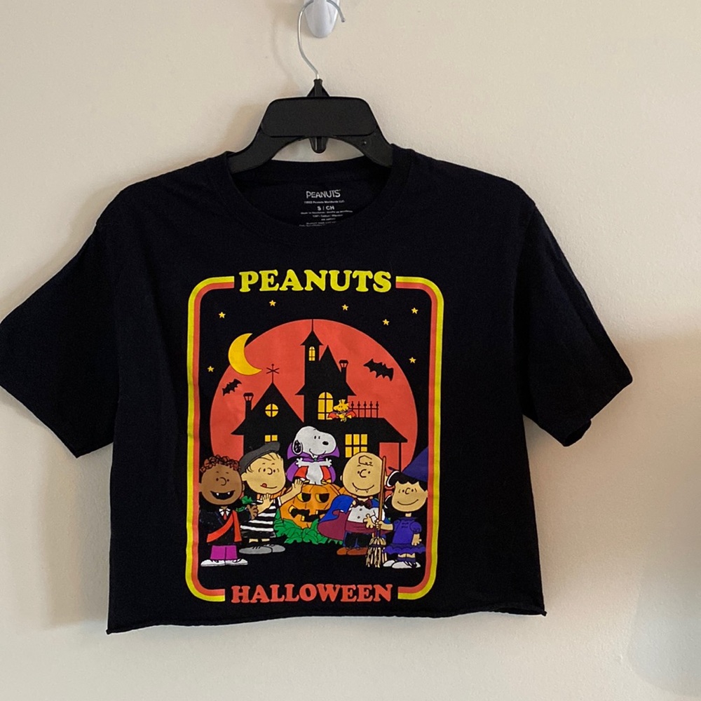 Peanuts Halloween Crop Top